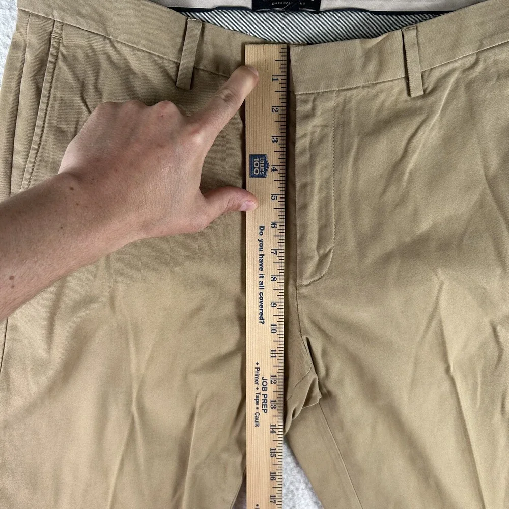 Banana Republic Pants Mens 35x32 Emerson Chino Classic Fit Flat Front